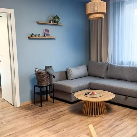 Blue Apartment With Balcony Warsaw Exterior photo